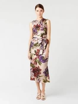 Hobbs Printed Thao Dress - Blush Multi