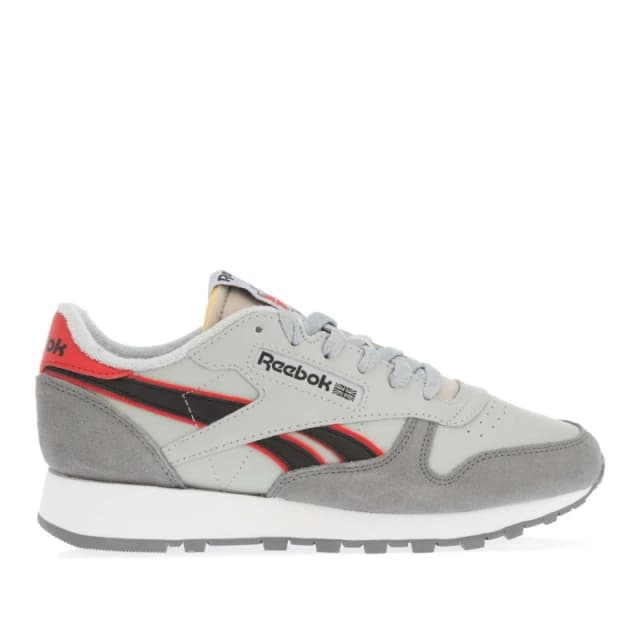Reebok Classic Leather Shoes - Grey red Grey red 4