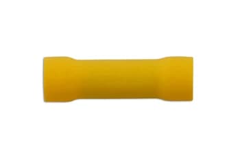 Yellow Butt Connector 5.0mm Pk 100 Connect 30226