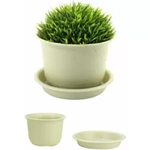 Plastic Plant Pots - Set of 10 Small - Pukkr