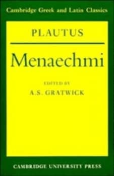 Plautus Menaechmi by Plautus Paperback