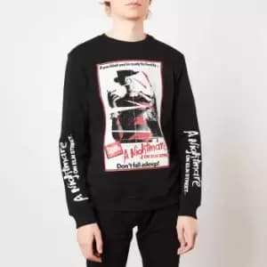 A Nightmare On Elm Street Don't Fall Asleep Sweatshirt - Black - L