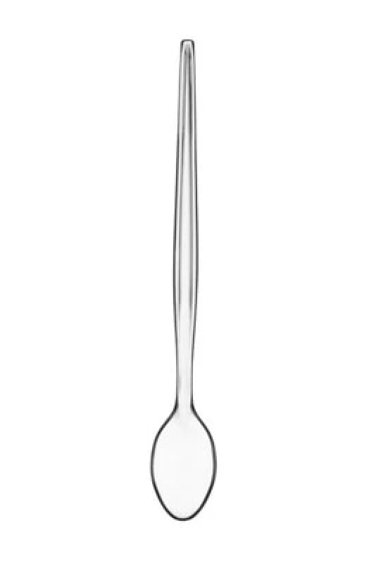 Premier Housewares Durable Set Of Six Clear Plastic Sundae Spoons Clear