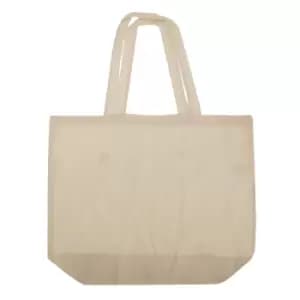 Westford Mill Maxi Tote/Shopper Bag For Life (Pack of 2) (One Size) (Natural)