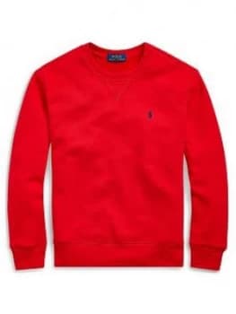 Ralph Lauren Boys Classic Crew Sweat - Red