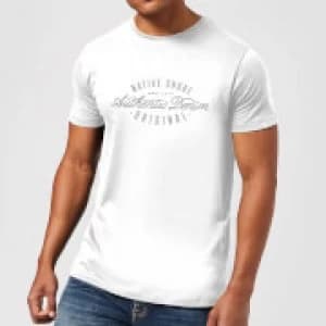 Native Shore Authentic Denim Mens T-Shirt - White - 3XL