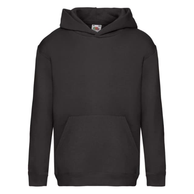 Fruit Of The Loom Premium boys's Children's sweatshirt in Black