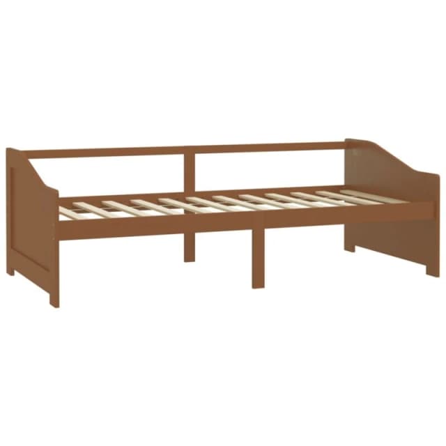 MINKUROW 3-Seater Day Bed without Mattress Honey Brown 90x200cm vidaXL YX322166