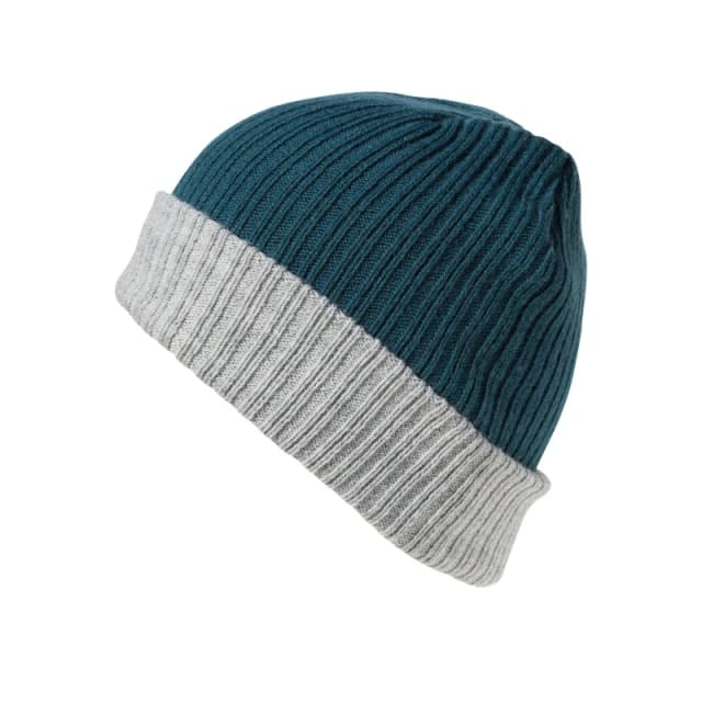 Result Result Men Double Layered Beanie in Teal Teal One Size Male 5063527739148
