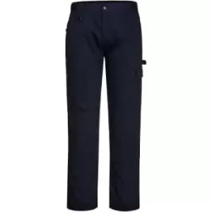 Portwest Mens Super Work Trousers (30R) (Navy) - Navy