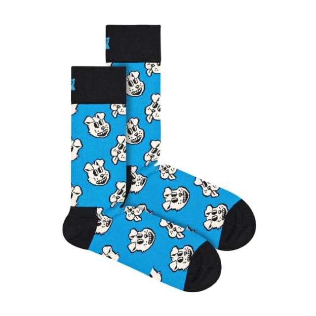 Happy Socks Happy Socks Men 1 Pack & Cotton Blue Doggo Design Socks Size: 4-7 Blue 4-7 Male 7333102608472