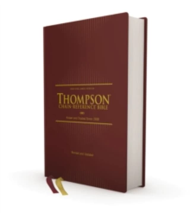 NKJV, Thompson Chain-Reference Bible, Hardcover, Red Letter, Comfort Print Hardback