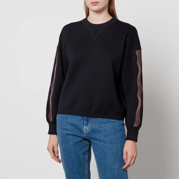 Paul Smith Embroidered Cotton-Jersey Sweatshirt - L