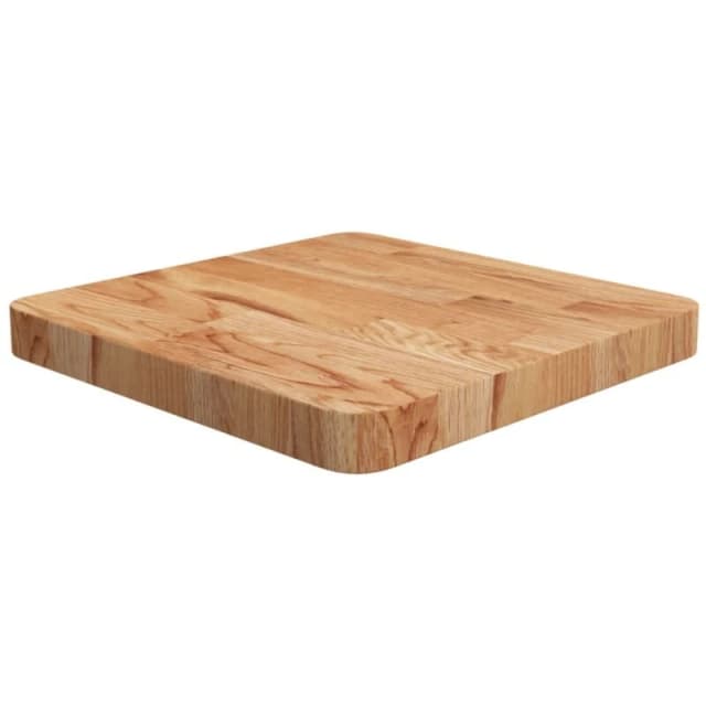 Vidaxl Square Table Top Light Brown 40X40X4Cm Treated Solid Wood Oak, Brown 343057