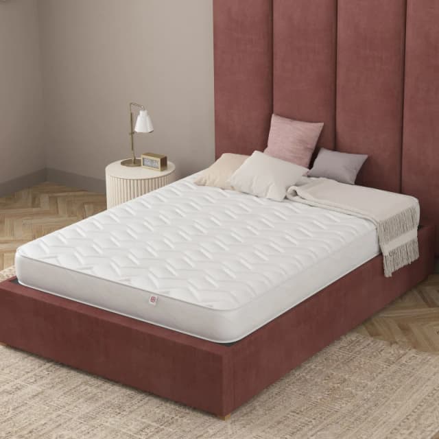 Catherine Lansfield Catherine Lansfield Vitality Support Memory Foam Hybrid Mattress in White Size: Double White Double Unisex 5057632303615