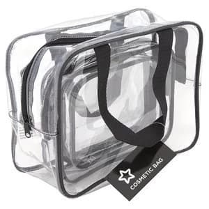 Superdrug Make Up Bags Clear x3