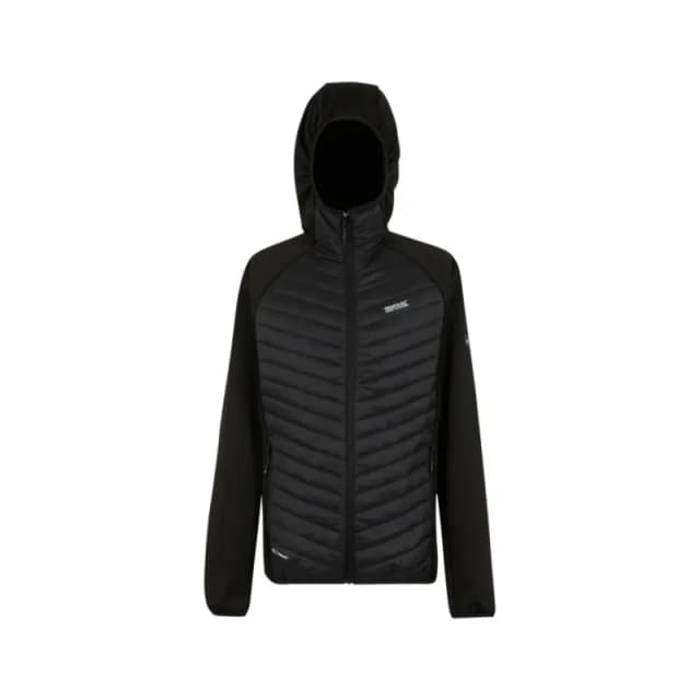 Regatta Regatta Men Andreson Hybrid Insulated Baffled Jacket in Jet Black Size: 3X-Large Jet Black XXXL Male 5063516134213