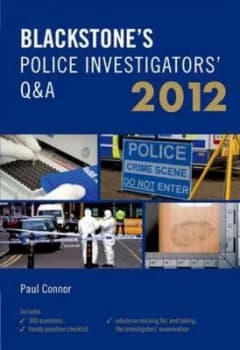 Blackstones Police Investigators Q and A 2012 by Paul Connor Paperback
