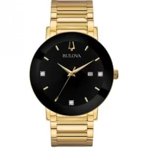 Ladies Bulova Quartz Modern PVD Gold plated Watch