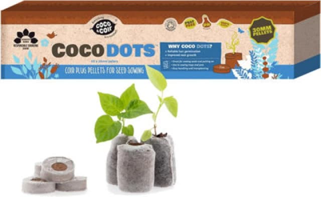 Coco & Coir Coco&coir Coco Dots 30mm Peat Free Seed Compost