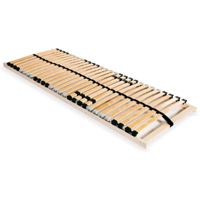 VIDAXL Vidaxl - Slatted Bed Base without Mattress with 28 Slats 7 Zones 70x200cm 246443
