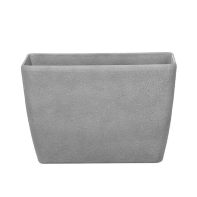 Beliani Plant Pot Baris 60 Cm Light Grey