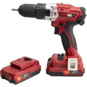 Olympia Tools 20v Cordless Combi Drill x2 1.5ah Batteries OLPX20SCD2 XMS22OPCOMB