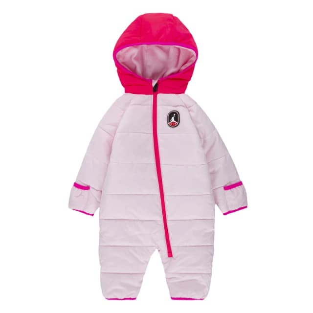 Air Jordan Unisex Kids Water-Resistant Adjustable Snowsuit Pink Foam unisex 9-12 Mnth