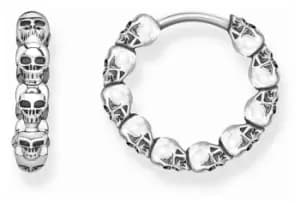Thomas Sabo CR619-637-21 Hoop Earrings Skulls Sterling Jewellery