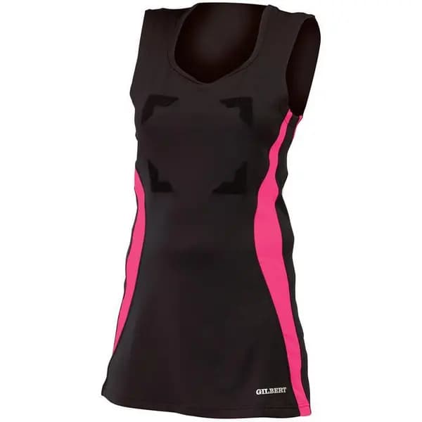 Gilbert Eclipse Netball Dress Womens - Black 12