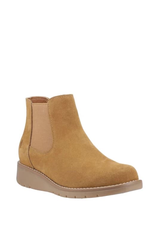 Hush Puppies Womens Leonie Suede Boot in Tan Size: 6 Tan Female 6
