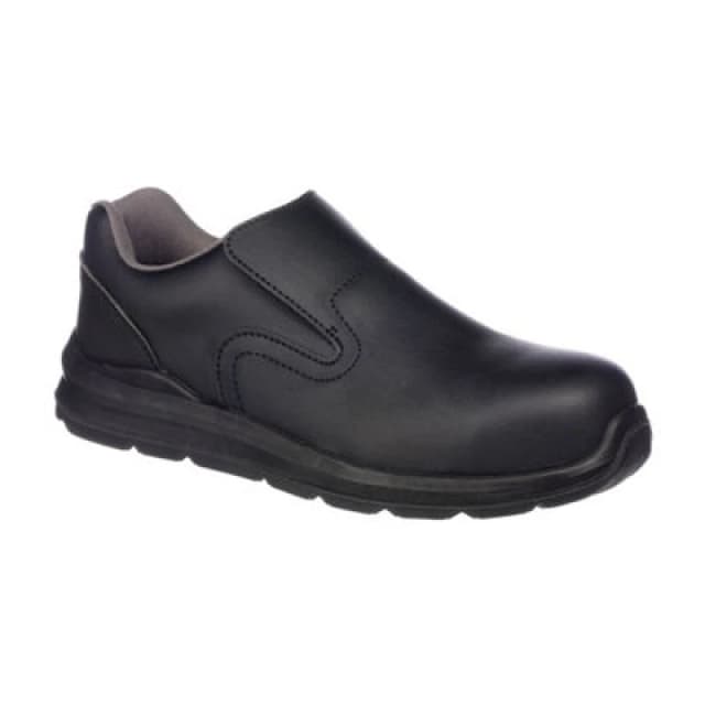 Portwest Compositelite Slip On Safety Trainers FD62BKR36 Colour: Black