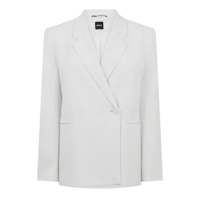 Boss Womens Jozera Formal Jacket Open White female 4 (XXS)