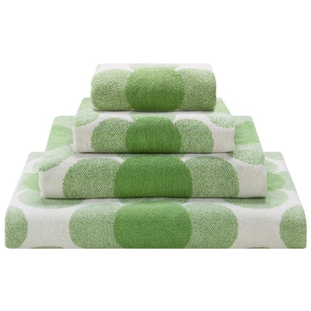 Orla Kiely Retro Flower Towel Clover
