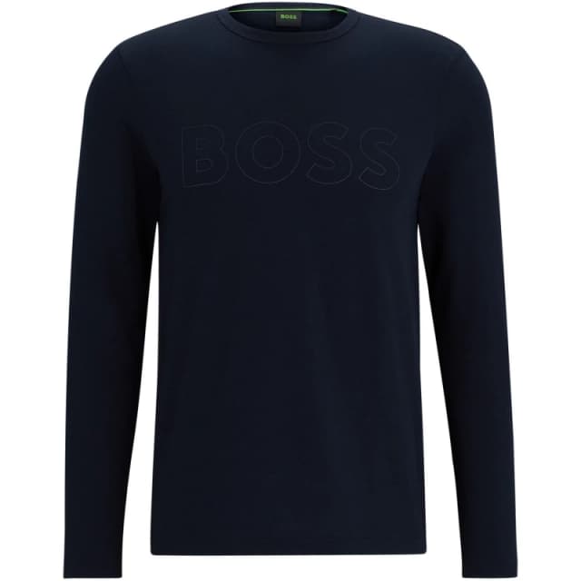 Boss Mens Short Sleeve Polo Shirt Dark Blue male S