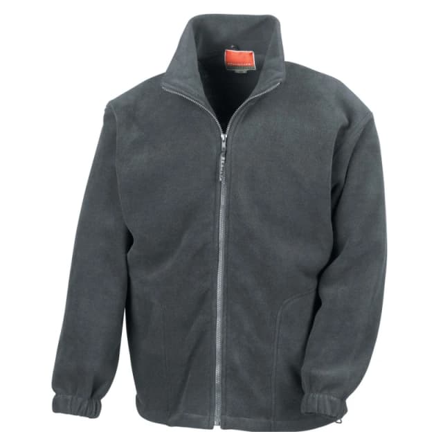 Result Result Men Polartherm Fleece Jacket in Grey Size: X-Small Grey XS Male 5063527289919