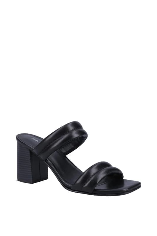 Hush Puppies Womens 'Katie' Heeled Sandals in Black Size: 4 Black Female 4