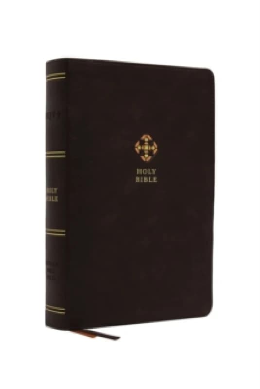 NRSV, Catholic Bible, Journal Edition, Leathersoft, Brown, Comfort Print : Holy Bible Leather / fine binding