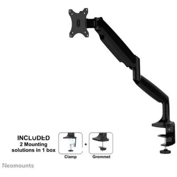 Neomounts Neomounts NM-D750BLACK 1x Monitor desk mount 25,4cm (10) - 81,3cm (32) Black Tiltable, Swivelling NM-D750BLACK