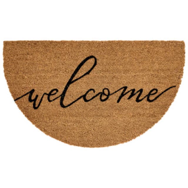 Beliani Doormat Ambuklao Natural 45 X 75cm Text Coir