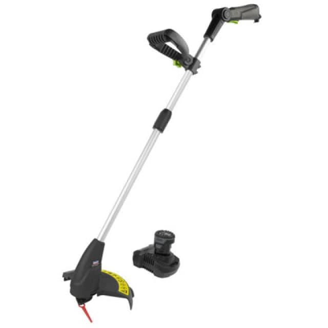 Sealey CP108VGS 10.8v Cordless Grass Trimmer 240mm 1 x 2ah Li-ion Battery Charger CP108VGS