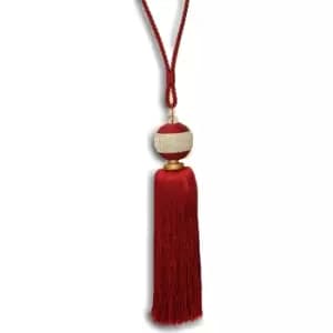 Riva Home Jewel Tie Back (One Size) (Burgundy)