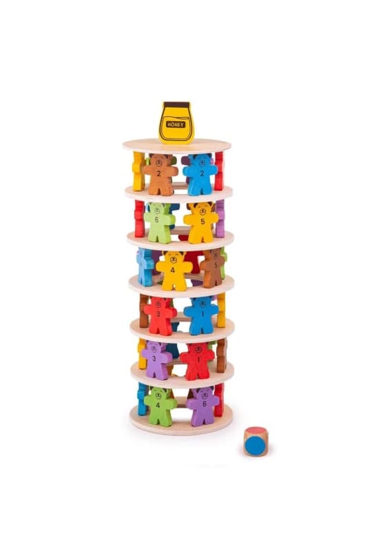 Bigjigs Toys Tumbling Teddies Game Multi unisex