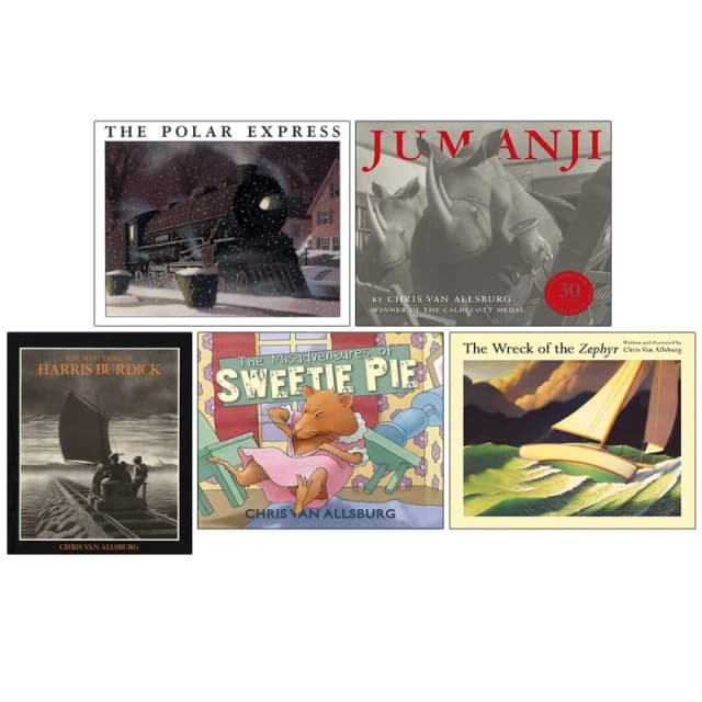 Chris Van Allsburg The Polar Express Complete 5 Book Collection Chris Van Allsburg Books