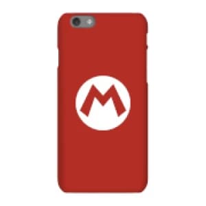 Nintendo Super Mario Mario Logo Phone Case - iPhone 6S - Snap Case - Gloss