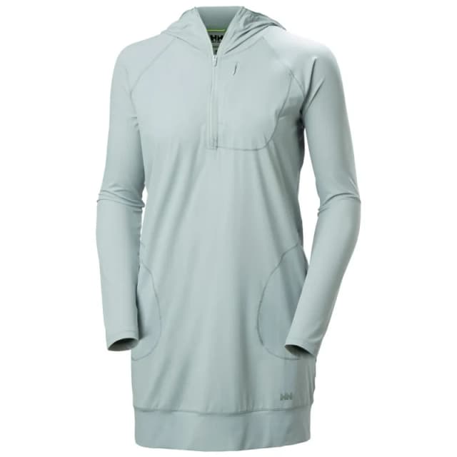 Helly Hansen Womens long-sleeved hooded dress Helly Hansen Shine Solen Cover Up Vert Female S