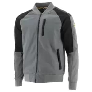 Caterpillar Mens Trades Bomber Jacket (XL) (Shadow Grey/Black)