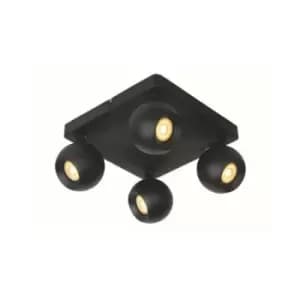 Lucide FAVORI - Ceiling Spotlight - 4xGU10 - Black