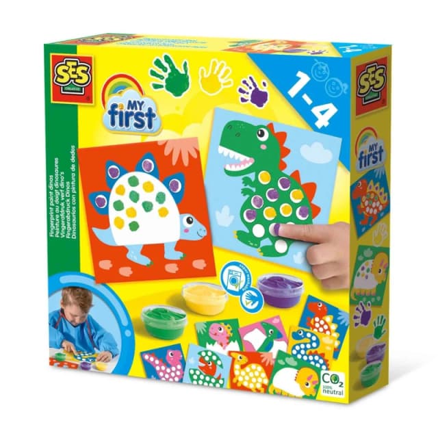 SES Creative My First - Fingerprint Paint Dinos Multi unisex