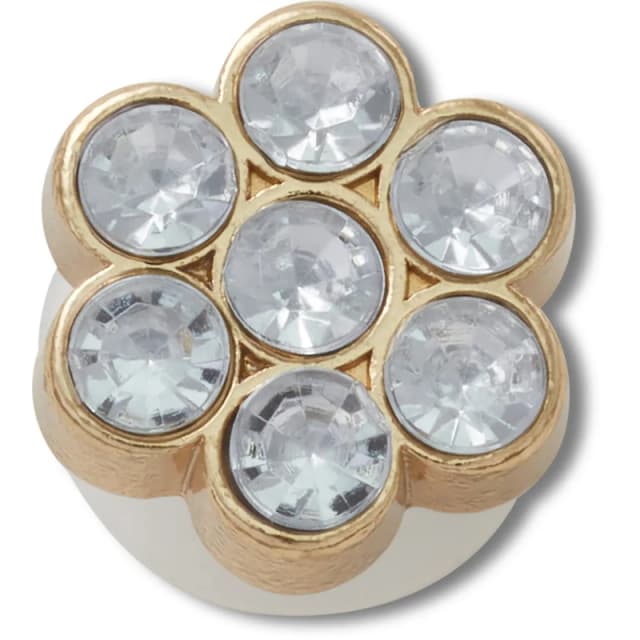 Crocs Jibbitz Crocs Tiny Silver Gem Flower Argente Unisex TU